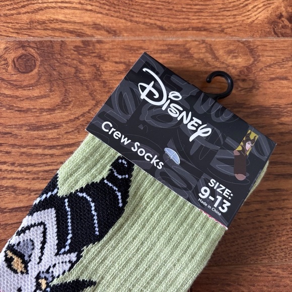 Disney Villain: Maleficent Crew Socks - Picture 2 of 4